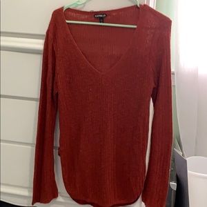 Burnt Orange lightweight sweater